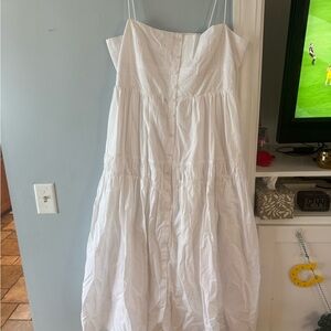 NWT J. Crew White Maxi Dress